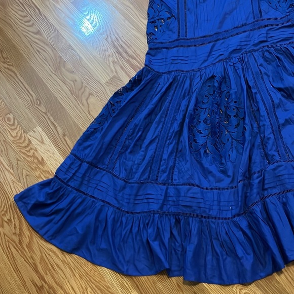 FARM Rio Sleeveless Square-Neck Lace Maxi Dress Sz L NWT - Picture 11 of 16